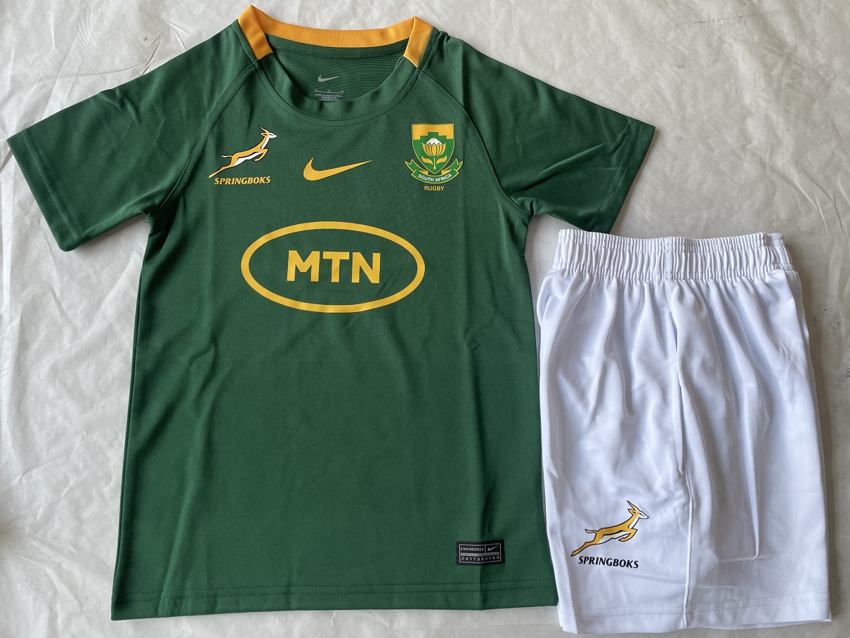 Kids-South Africa 2023 Rugby Home Jersey